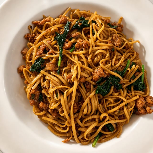Chicken Keema Noodles.
