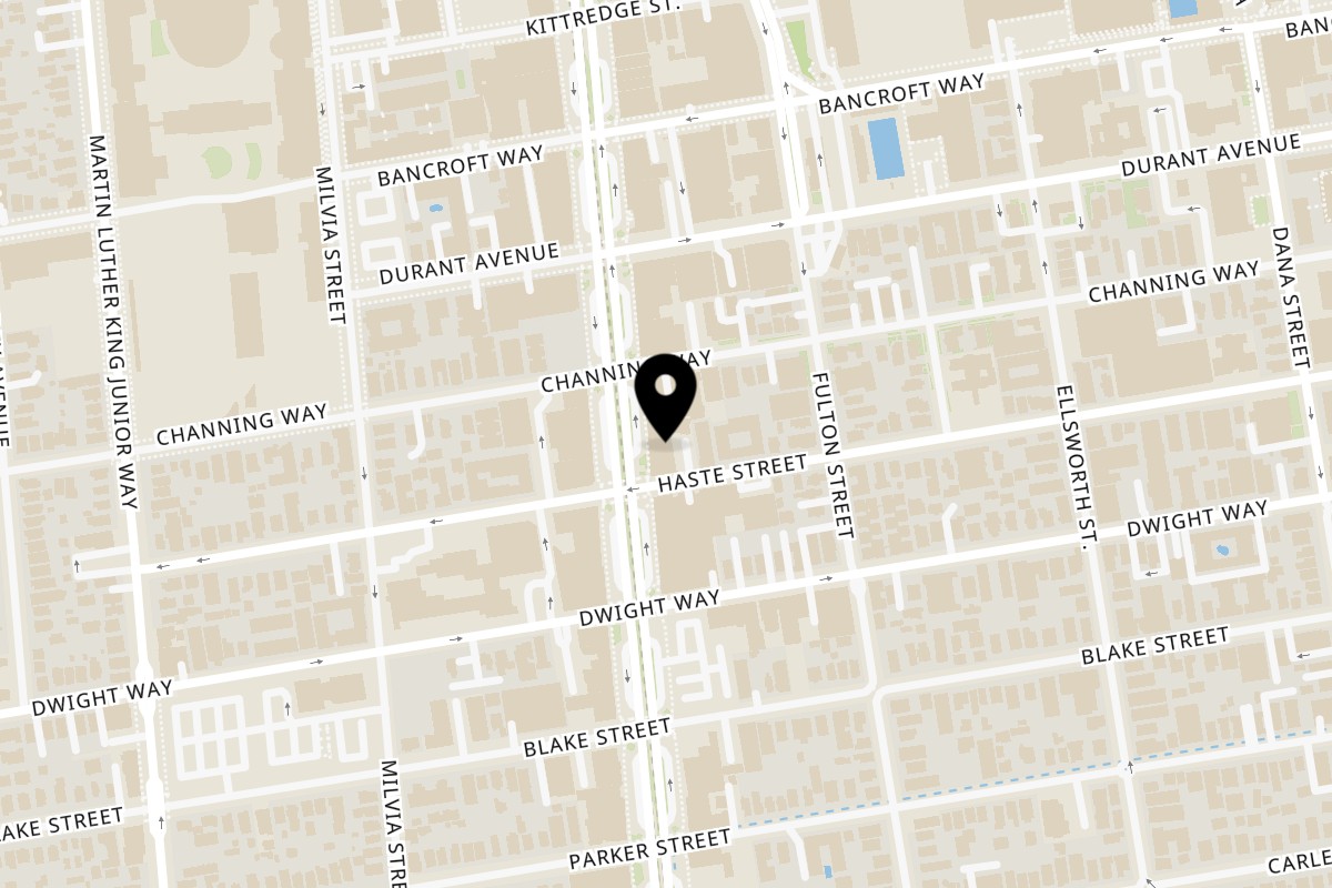 Map showing the location of 4 Dreams Nepali & Indian Cuisine on 2429 Shattuck Ave. in Berkeley